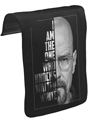 Breaking Bad - Who Knocks Walter White Unisex Siyah Tak-Çıkar Postacı Çanta Kapağı CK-1122