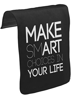 Yazı - Smart Unisex Siyah Tak-Çıkar Postacı Çanta Kapağı CK-1123