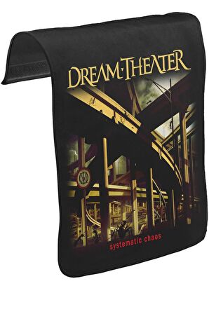 Dream Theater - Systematic Chaos Unisex Siyah Tak-Çıkar Postacı Çanta Kapağı CK-1148