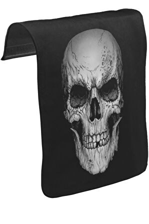 Kurukafa - Smile Unisex Siyah Tak-Çıkar Postacı Çanta Kapağı CK-1153