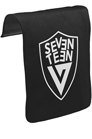 Seventeen - Logo Arma Unisex Siyah Tak-Çıkar Postacı Çanta Kapağı CK-1169