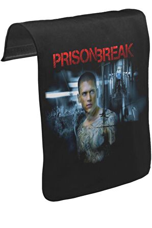 Prison Break - Night Break Unisex Siyah Tak-Çıkar Postacı Çanta Kapağı CK-1178