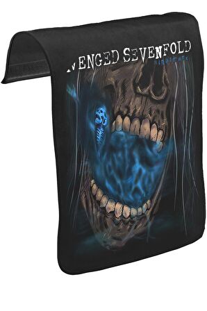 Avenged Sevenfold - Nightmare Unisex Siyah Tak-Çıkar Postacı Çanta Kapağı CK-12