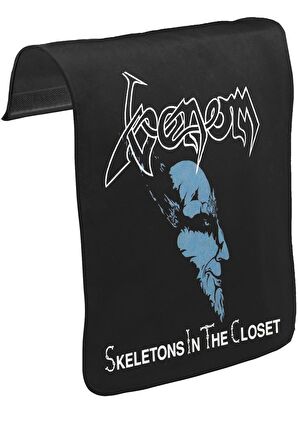 Venom - Skeletons in the Closet Unisex Siyah Tak-Çıkar Postacı Çanta Kapağı CK-1211