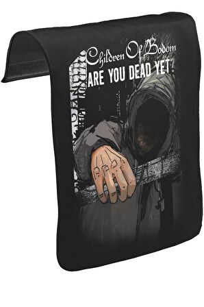 Children of Bodom - Are You Dead Yet? Unisex Siyah Tak-Çıkar Postacı Çanta Kapağı CK-124