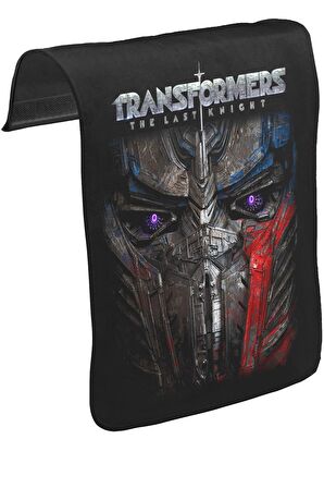 Transformers 5 - The Last Knight Unisex Siyah Tak-Çıkar Postacı Çanta Kapağı CK-1243