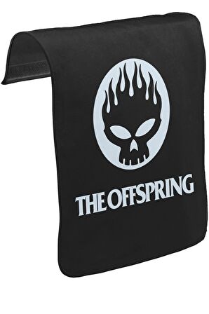 The Offspring - Logo Unisex Siyah Tak-Çıkar Postacı Çanta Kapağı CK-1253