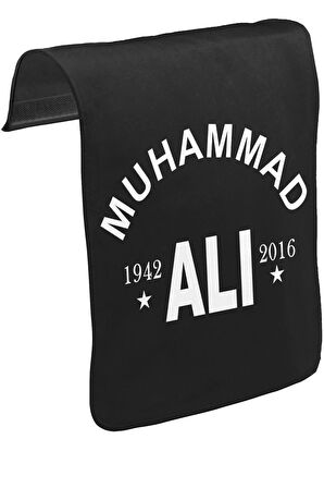 Muhammad Ali - 1942 Unisex Siyah Tak-Çıkar Postacı Çanta Kapağı CK-1268