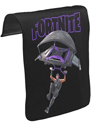 Fortnite - A l'air Unisex Siyah Tak-Çıkar Postacı Çanta Kapağı CK-1416