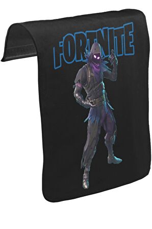 Fortnite - Raven Unisex Siyah Tak-Çıkar Postacı Çanta Kapağı CK-1419