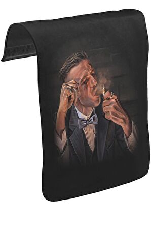 Peaky Blinders - Lit Unisex Siyah Tak-Çıkar Postacı Çanta Kapağı CK-1434