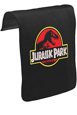 Jurassic Park - Shadow Unisex Siyah Tak-Çıkar Postacı Çanta Kapağı CK-1438