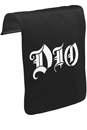 Dio - Logo Unisex Siyah Tak-Çıkar Postacı Çanta Kapağı CK-1466