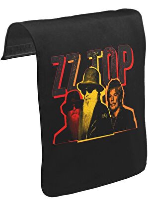 ZZ Top - Tribute Unisex Siyah Tak-Çıkar Postacı Çanta Kapağı CK-1472