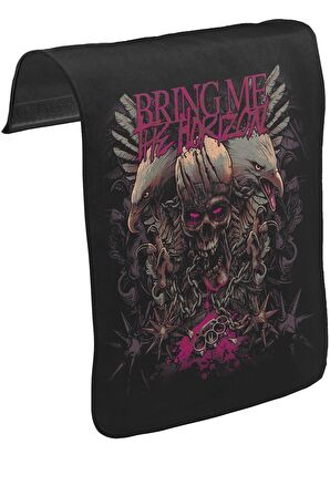 Bring me the Horizon Unisex Siyah Tak-Çıkar Postacı Çanta Kapağı CK-15