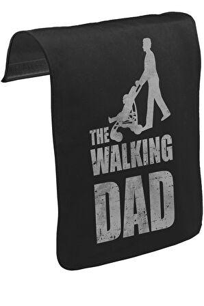 The Walking Dad Unisex Siyah Tak-Çıkar Postacı Çanta Kapağı CK-1501