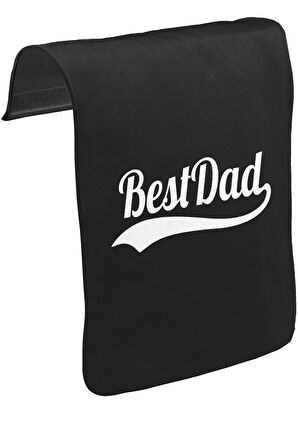 Best Dad  Unisex Siyah Tak-Çıkar Postacı Çanta Kapağı CK-1506