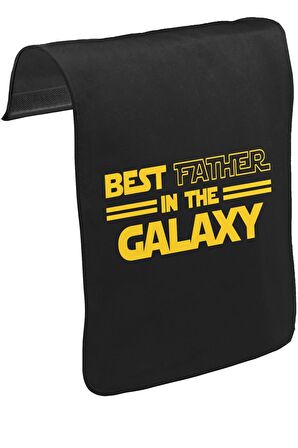 Star Wars - Best Father Unisex Siyah Tak-Çıkar Postacı Çanta Kapağı CK-1514