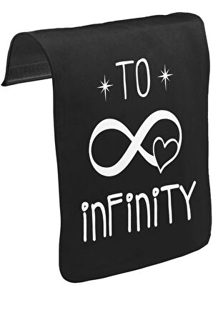 To Infinity Unisex Siyah Tak-Çıkar Postacı Çanta Kapağı CK-1529