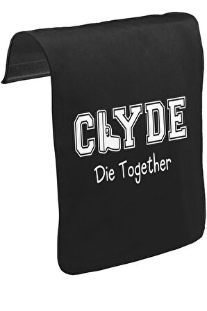 Bonnie and Clyde - Clyde Unisex Siyah Tak-Çıkar Postacı Çanta Kapağı CK-1536