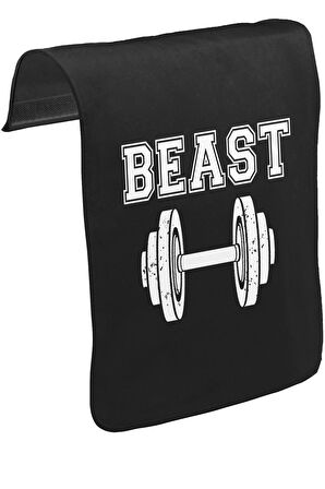 Beauty and the Beast - Beast Unisex Siyah Tak-Çıkar Postacı Çanta Kapağı CK-1542