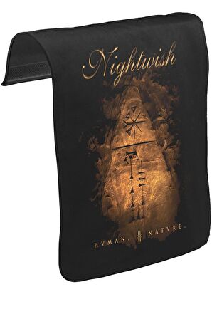 Nightwish - Natvr Unisex Siyah Tak-Çıkar Postacı Çanta Kapağı CK-1549