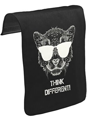 Think Different Unisex Siyah Tak-Çıkar Postacı Çanta Kapağı CK-1560