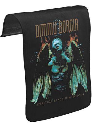 Dimmu Borgır - Dimensions Unisex Siyah Tak-Çıkar Postacı Çanta Kapağı CK-1567