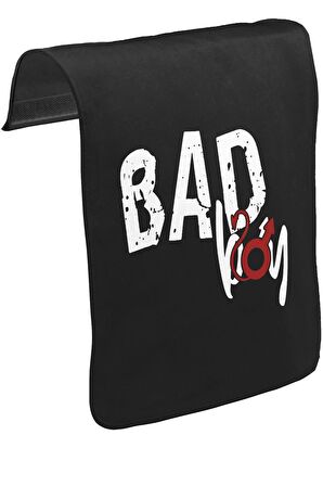 Bad Boy - Sin Unisex Siyah Tak-Çıkar Postacı Çanta Kapağı CK-1582