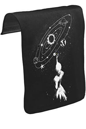 Galaksi Unisex Siyah Tak-Çıkar Postacı Çanta Kapağı CK-1611