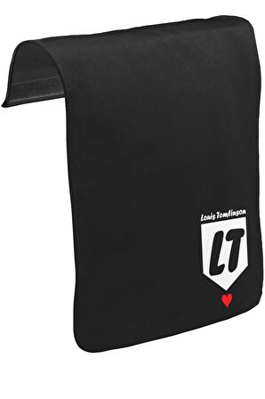 Louis Tomlinson - LT Unisex Siyah Tak-Çıkar Postacı Çanta Kapağı CK-1618