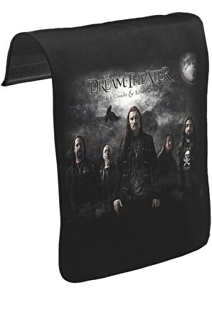 Dream Theater - Black Clouds Unisex Siyah Tak-Çıkar Postacı Çanta Kapağı CK-164