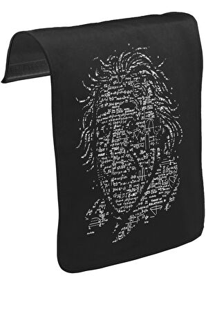 Einstein - Integrals Unisex Siyah Tak-Çıkar Postacı Çanta Kapağı CK-1707