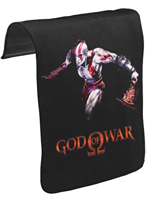 God of War I Unisex Siyah Tak-Çıkar Postacı Çanta Kapağı CK-171