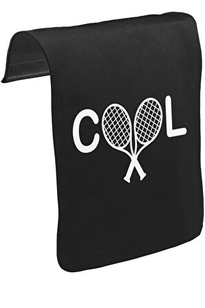 Tenis - Cool Unisex Siyah Tak-Çıkar Postacı Çanta Kapağı CK-1722