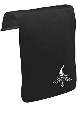 Yat Kulübü - Yatch Logo Unisex Siyah Tak-Çıkar Postacı Çanta Kapağı CK-1735