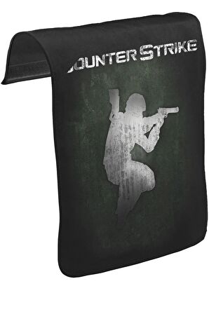 Counter Strike Unisex Siyah Tak-Çıkar Postacı Çanta Kapağı CK-217