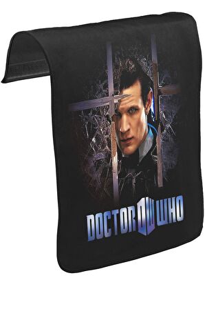 Doctor Who Unisex Siyah Tak-Çıkar Postacı Çanta Kapağı CK-22