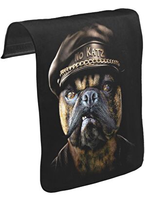 Dog the Police Unisex Siyah Tak-Çıkar Postacı Çanta Kapağı CK-221