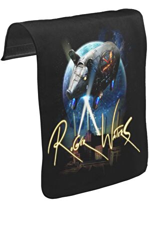 Pink Floyd - Roger Waters Unisex Siyah Tak-Çıkar Postacı Çanta Kapağı CK-224