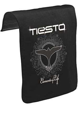 Dj Tiesto - Elements of Life Unisex Siyah Tak-Çıkar Postacı Çanta Kapağı CK-235