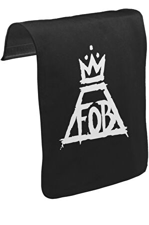 Fall Out Boy Unisex Siyah Tak-Çıkar Postacı Çanta Kapağı CK-282