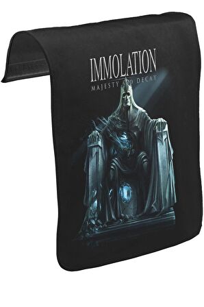 Immolation - Majesty and Decay Unisex Siyah Tak-Çıkar Postacı Çanta Kapağı CK-327