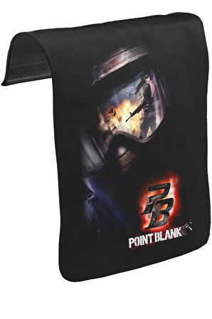 Point Blank Unisex Siyah Tak-Çıkar Postacı Çanta Kapağı CK-332