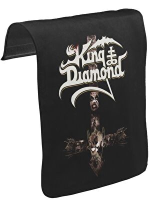 King Diamond II Unisex Siyah Tak-Çıkar Postacı Çanta Kapağı CK-350