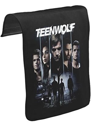 Teen Wolf Unisex Siyah Tak-Çıkar Postacı Çanta Kapağı CK-389