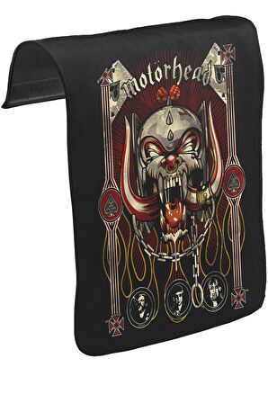 Motörhead Unisex Siyah Tak-Çıkar Postacı Çanta Kapağı CK-42