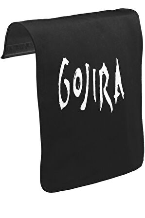 Gojira - Logo Unisex Siyah Tak-Çıkar Postacı Çanta Kapağı CK-426