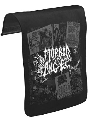 Morbid Angel - Logo Unisex Siyah Tak-Çıkar Postacı Çanta Kapağı CK-452