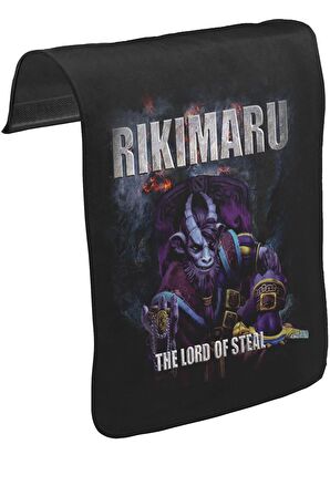 Dota 2 - Rikimaru Unisex Siyah Tak-Çıkar Postacı Çanta Kapağı CK-455